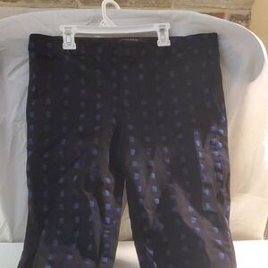 Banana Republic Black and Blue Trousers